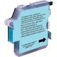 CARTOUCHE JET  GENERIQUE BROTHER LC1100 LC980  LC985 CYAN 750 PAGES