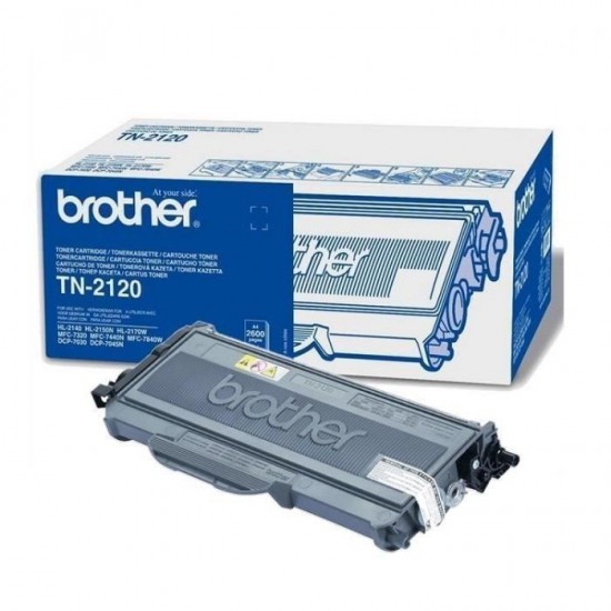 TONER LASER ORIGINAL BROTHER TN2120 NOIR 2600 PAGES