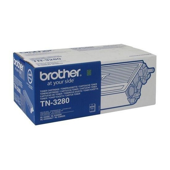 TONER LASER ORIGINAL BROTHER TN3280 NOIR 8000 PAGES