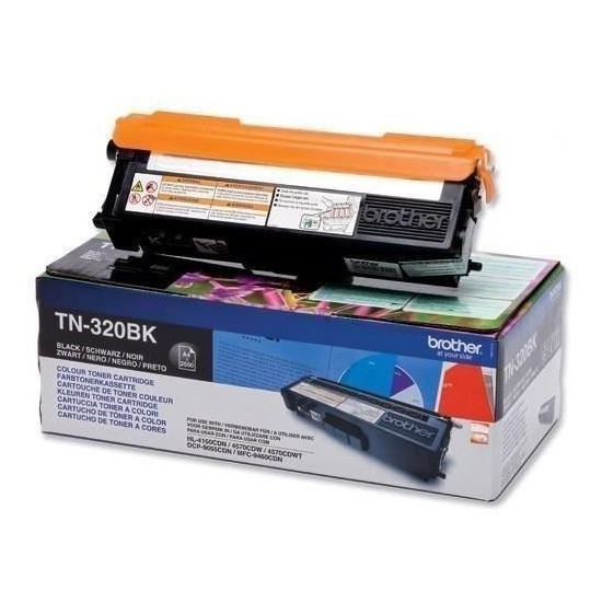 TONER LASER ORIGINAL BROTHER TN320 NOIR 2500 PAGES