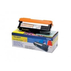 TONER LASER ORIGINAL BROTHER TN325 JAUNE 3500 PAGES