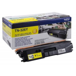 TONER LASER ORIGINAL BROTHER TN326 JAUNE 3500 PAGES