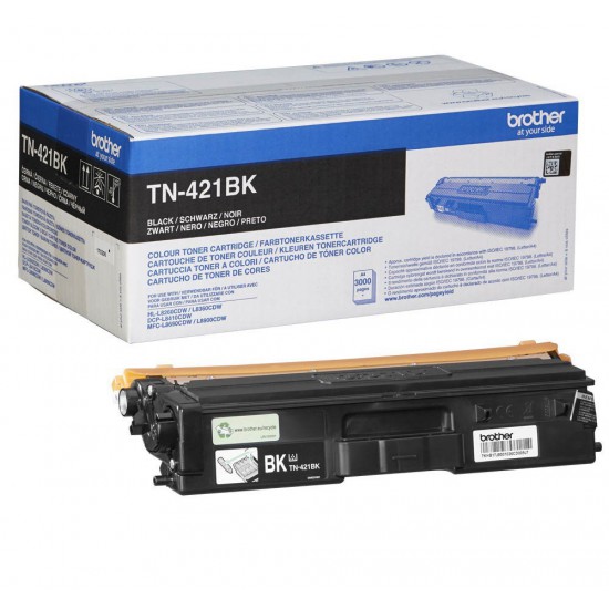 TONER LASER ORIGINAL BROTHER TN421 NOIR 3000 PAGES