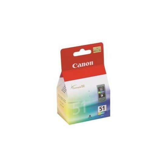 CARTOUCHE JET D'ENCRE ORIGINAL CANON CL51 COULEUR 3x7ML