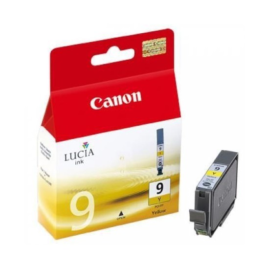 CARTOUCHE JET D'ENCRE ORIGINAL CANON PGI9 JAUNE 14ML