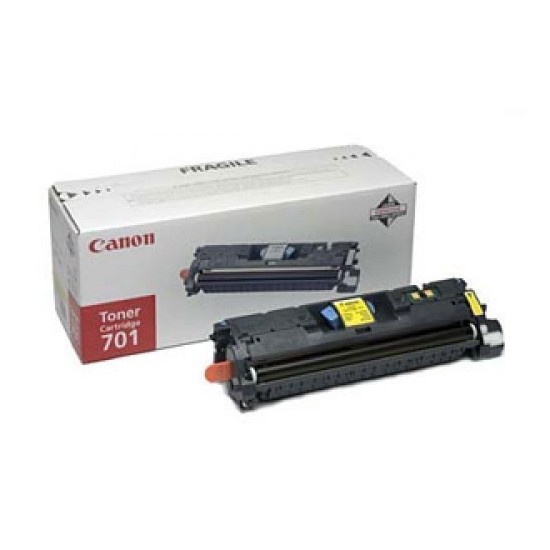 TONER LASER ORIGINAL CANON EP701Y 9284A003 JAUNE 4000 PAGES