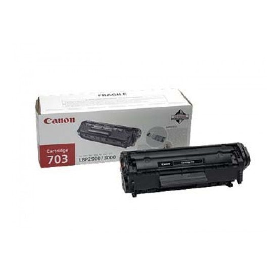 TONER LASER ORIGINAL CANON CRG703 7616A005 NOIR 2000 PAGES