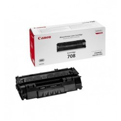 TONER LASER ORIGINAL CANON CRG708 0266B002 NOIR 2500 PAGES