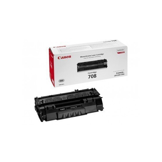 TONER LASER ORIGINAL CANON CRG708 0266B002 NOIR 2500 PAGES