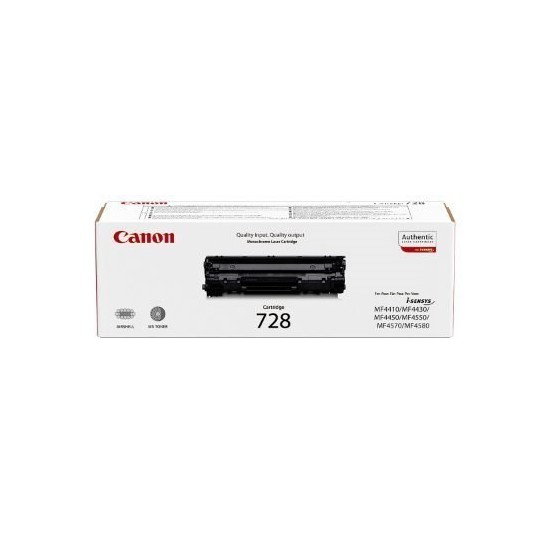 TONER LASER ORIGINAL CANON CRG728 3500B002 NOIR 2100 PAGES