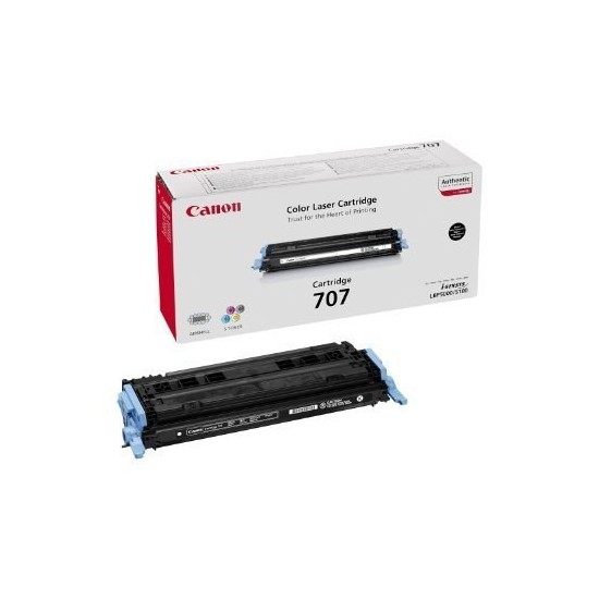 TONER LASER ORIGINAL CANON CRG707BK 9424A004 NOIR 2500 PAGES