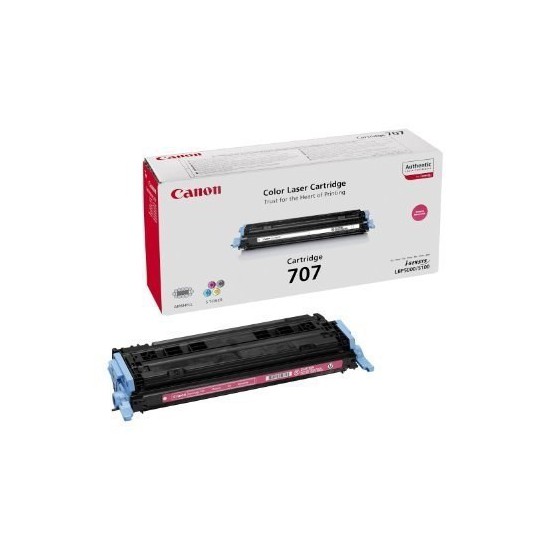 TONER LASER ORIGINAL CANON CRG707M 9422A004 MAGENTA 2000 PAGES