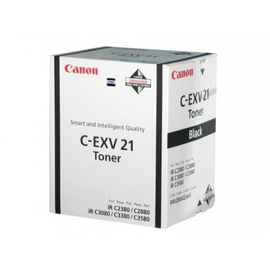 TONER LASER ORIGINAL CANON CEXV21BK 0452B002 NOIR 26000 PAGES