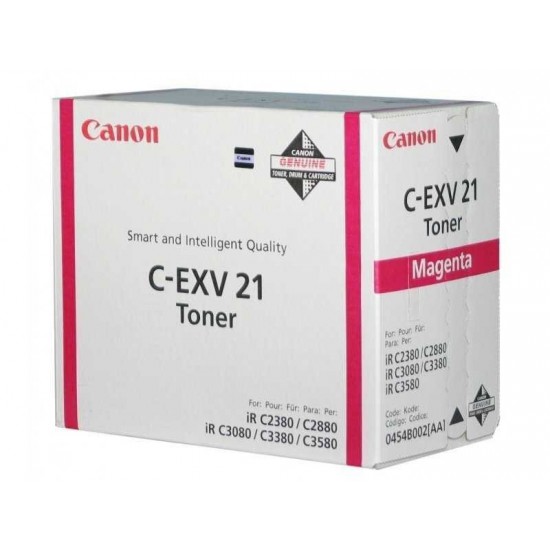 TONER LASER ORIGINAL CANON CEXV21M 0454B002 MAGENTA 14000 PAGES