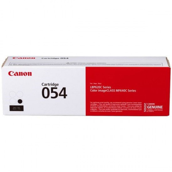 TONER LASER ORIGINAL CANON CRG054BK / 3024C002 NOIR 1500 PAGES