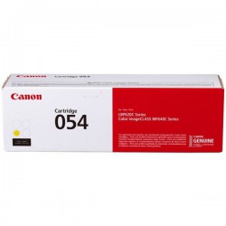 TONER LASER ORIGINAL CANON CRG054Y / 3021C002 JAUNE 1200 PAGES