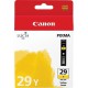 CARTOUCHE JET D'ENCRE ORIGINAL CANON PGI29Y / 4875B001 JAUNE 36ML