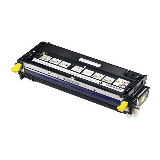 TONER LASER ORIGINAL DELL 3110CN 593-10173 JAUNE 8000 PAGES