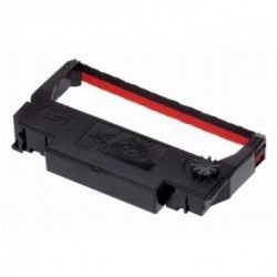 RUBAN GENERIQUE EPSON C43S015376 EPSON ERC 30/34/38 NOIR/ROUGE