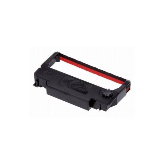 RUBAN GENERIQUE EPSON C43S015376 EPSON ERC 30/34/38 NOIR/ROUGE