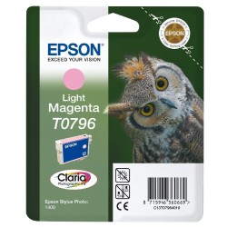 CARTOUCHE JET D'ENCRE ORIGINAL EPSON T0796 MAGENTA CLAIR 11.1ML