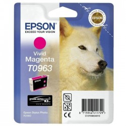 CARTOUCHE JET D'ENCRE ORIGINAL EPSON T0963 MAGENTA 11.4ML