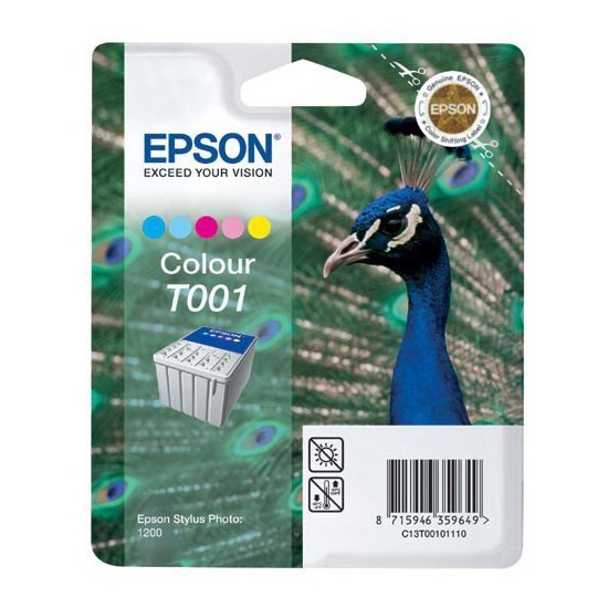 CARTOUCHE JET D'ENCRE ORIGINAL EPSON T001 COULEUR 66ML