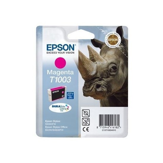 CARTOUCHE JET D'ENCRE ORIGINAL EPSON T1003 MAGENTA 11.1ML