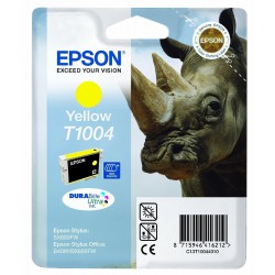 CARTOUCHE JET D'ENCRE ORIGINAL EPSON T1004 JAUNE 11.1ML