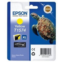 CARTOUCHE JET D'ENCRE ORIGINAL EPSON T1574 JAUNE 25.9ML