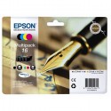 PACK DE 4 CARTOUCHES JET D'ENCRE ORIGINAL EPSON T1626 CMJN