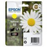 CARTOUCHE JET D'ENCRE ORIGINAL EPSON T1804 JAUNE 3.3ML