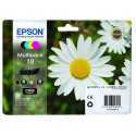 PACK DE 4 CARTOUCHES JET D'ENCRE ORIGINAL EPSON T1806 CMJN