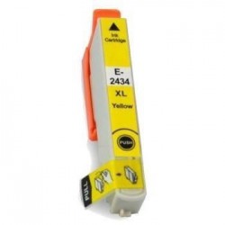 CARTOUCHE JET D'ENCRE GENERIQUE EPSON T2434 JAUNE 15.5ML