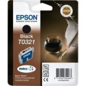 CARTOUCHE JET D'ENCRE ORIGINAL EPSON T0321 NOIR 33ML