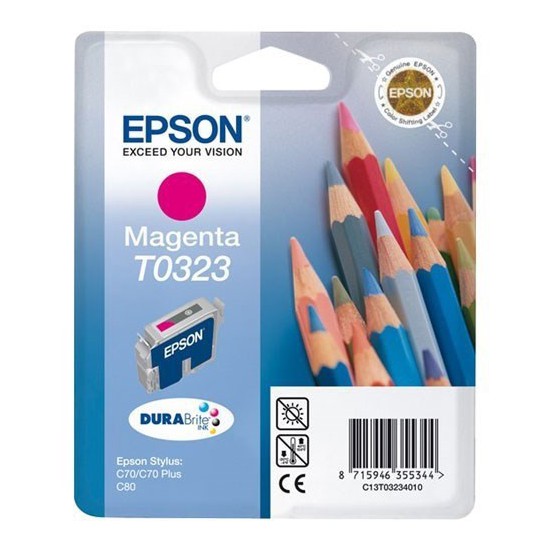 CARTOUCHE JET D'ENCRE ORIGINAL EPSON T0323 MAGENTA 16ML