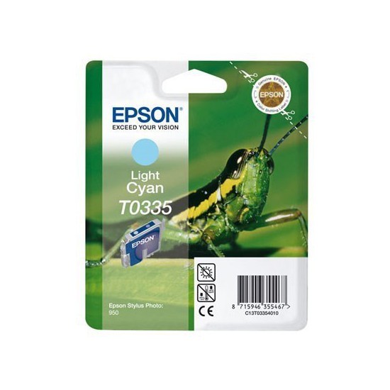 CARTOUCHE JET D'ENCRE ORIGINAL EPSON T0335 CYAN PHOTO 17ML
