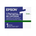 CARTOUCHE JET D'ENCRE ORIGINAL EPSON S020406 / SJIC6 / TMJ7100 VERT