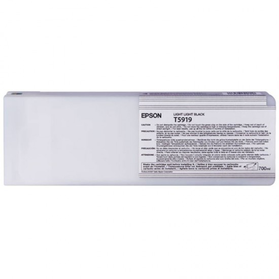 CARTOUCHE JET D'ENCRE ORIGINAL EPSON T5919 GRIS CLAIR 700ML