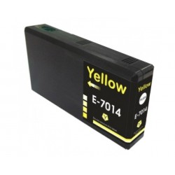 CARTOUCHE JET D'ENCRE GENERIQUE EPSON T7014 JAUNE 35ML