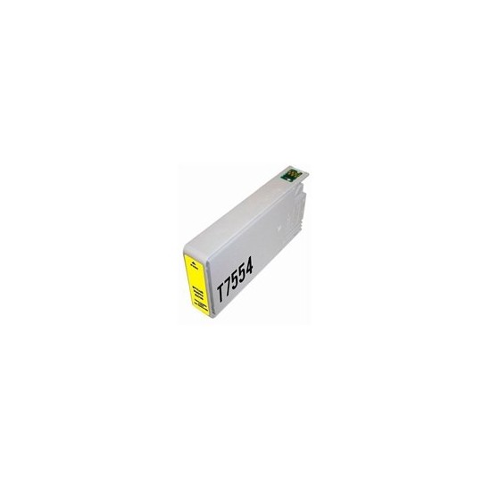 CARTOUCHE GENERIQUE EPSON T7554 JAUNE 4000 PAGES