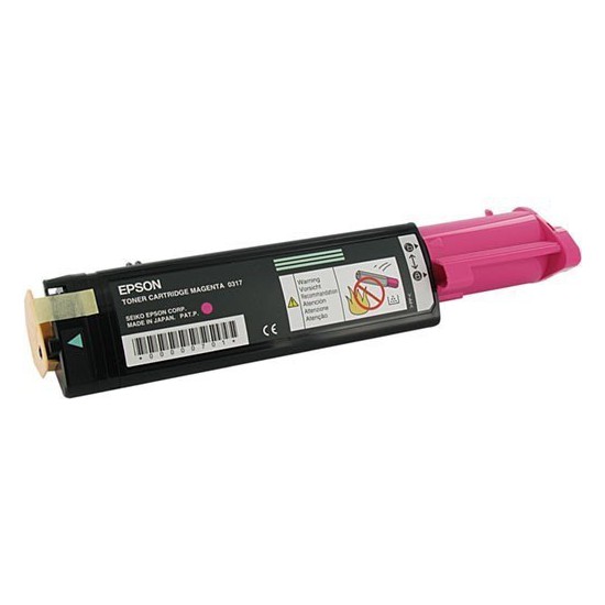 TONER LASER ORIGINAL EPSON S050317 CX21 MAGENTA 5000 PAGES