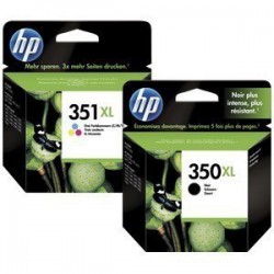 PACK DE 2 CARTOUCHES JET D'ENCRE ORIGINAL HP SD412 NOIR ET COULEUR