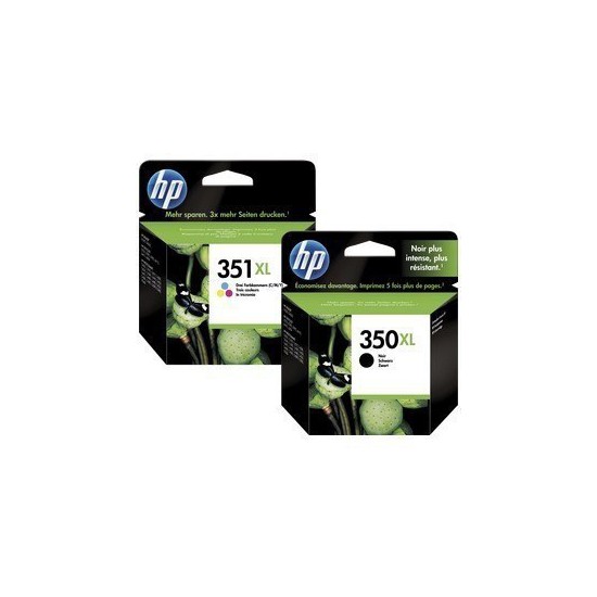 PACK DE 2 CARTOUCHES JET D'ENCRE ORIGINAL HP SD412 NOIR ET COULEUR