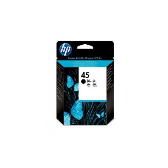 CARTOUCHE JET D'ENCRE ORIGINAL HP 51645G NOIR 21ML N°45