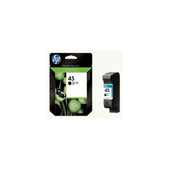 CARTOUCHE JET D'ENCRE ORIGINAL HP 51645A NOIR 42ML N°45