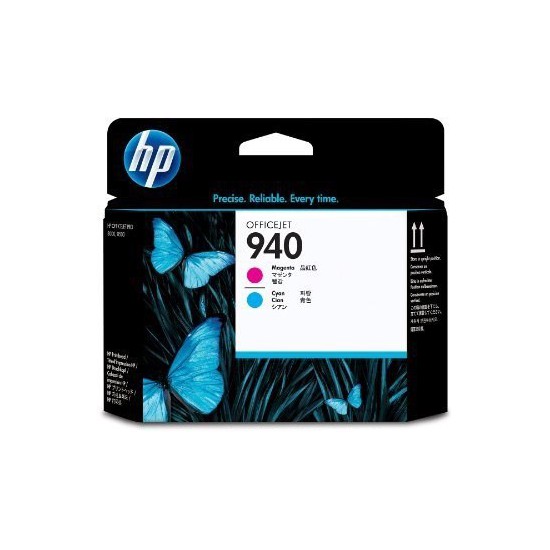 TETE D'IMPRESSION ORIGINAL HP C4901 CYAN ET MAGENTA N°940