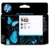 TETE D'IMPRESSION ORIGINAL HP C4901 CYAN ET MAGENTA N°940