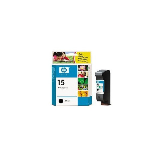 CARTOUCHE JET D'ENCRE ORIGINAL HP C6615D NOIR 25ML N°15