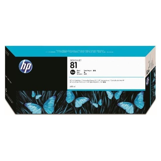 CARTOUCHE JET D'ENCRE ORIGINAL HP C4930A NOIR 680ML N°81